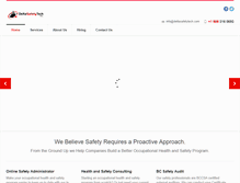 Tablet Screenshot of deltasafetytech.com